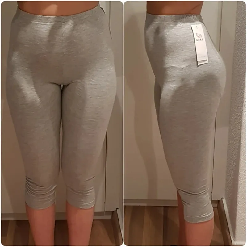 2019 Solid Leggings Women Fashion High Waist Workout Bamboo Fiber Leggings Jeggings Plus Size Leggings Trousers For Women 7XL