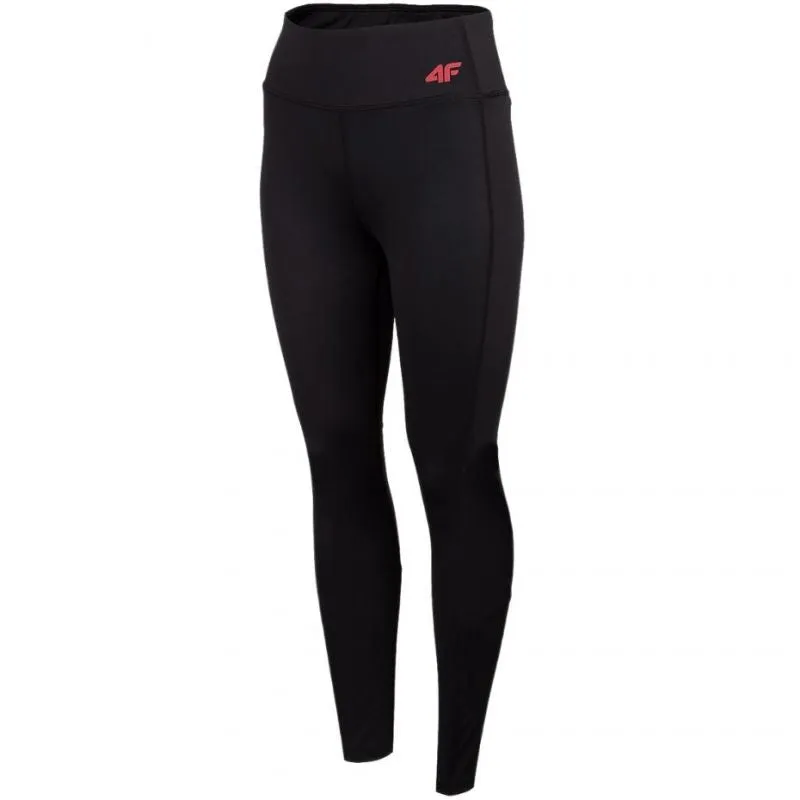 4F Womens Leggings - Deep Black