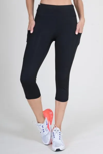 Active High Rise 5-Pocket Capri Leggings