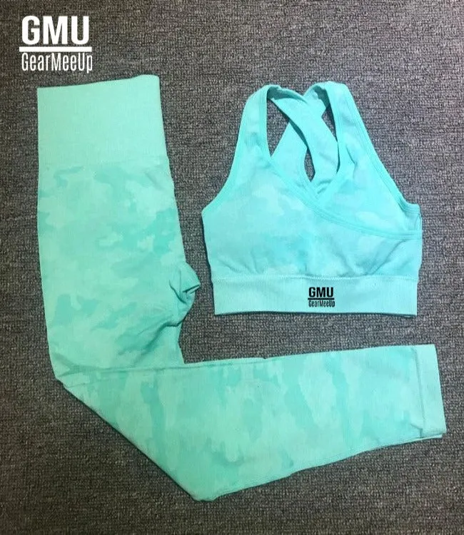 Adapt Camo Seamless Leggings Sport Bra Set