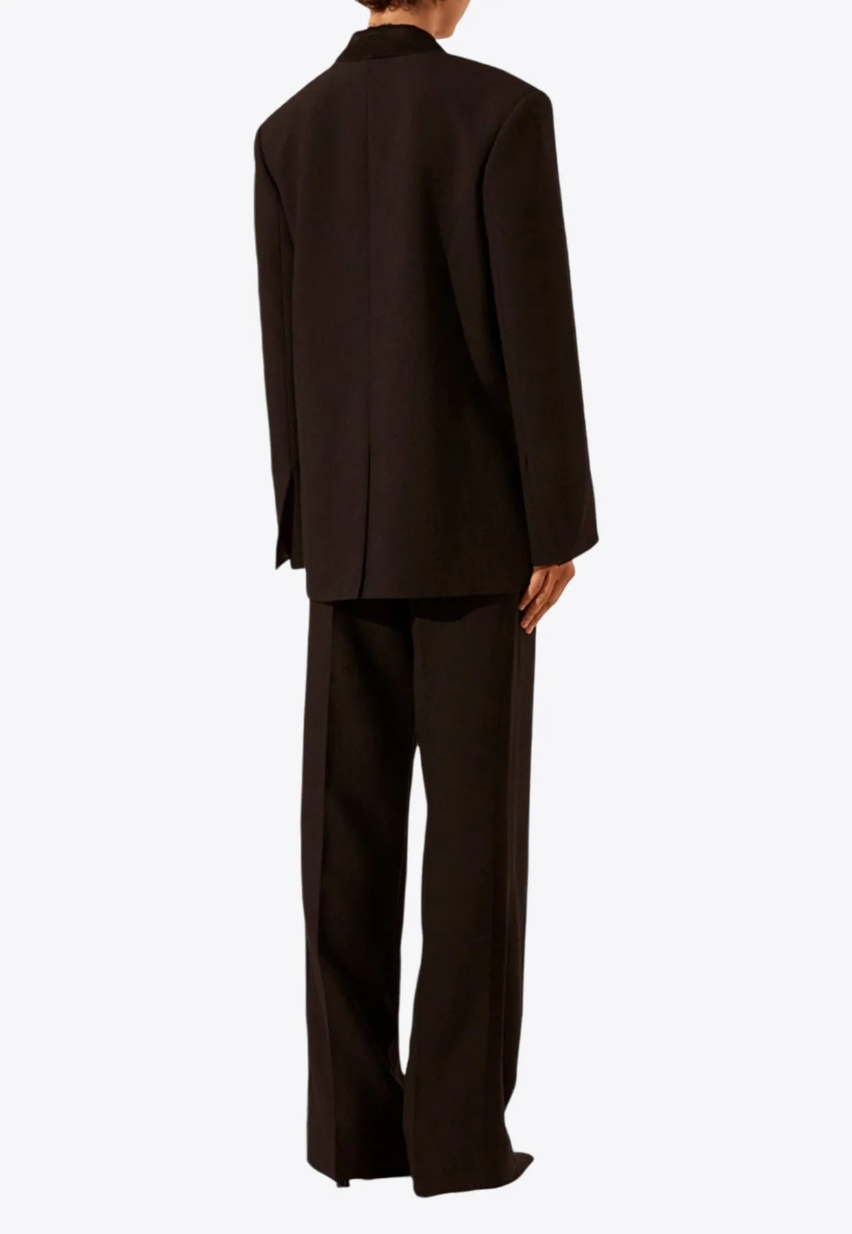 Adri Straight-Leg Tuxedo Pants