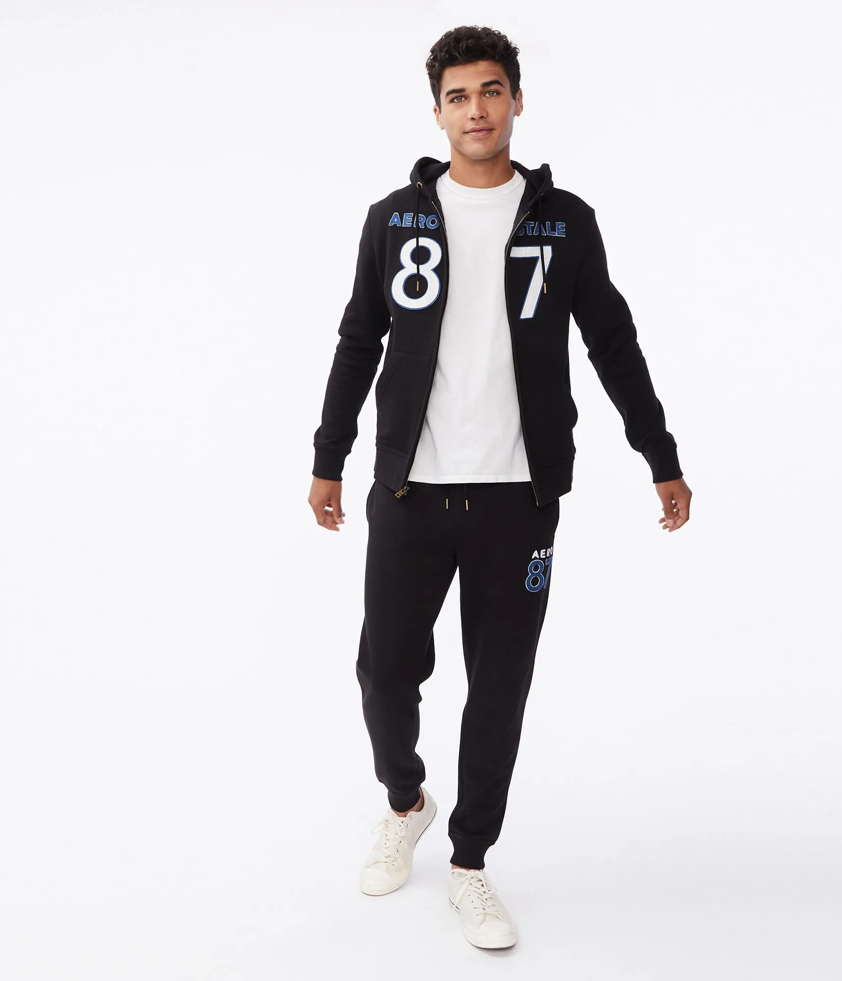 Aeropostale Aero 87 Logo Jogger Sweatpants