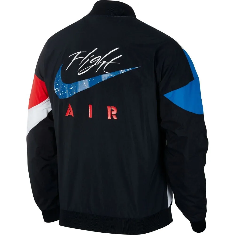 Air Jordan Legacy AJ Retro 4 "What The Light" Men's Jacket Black-Multicolor cq8307-010