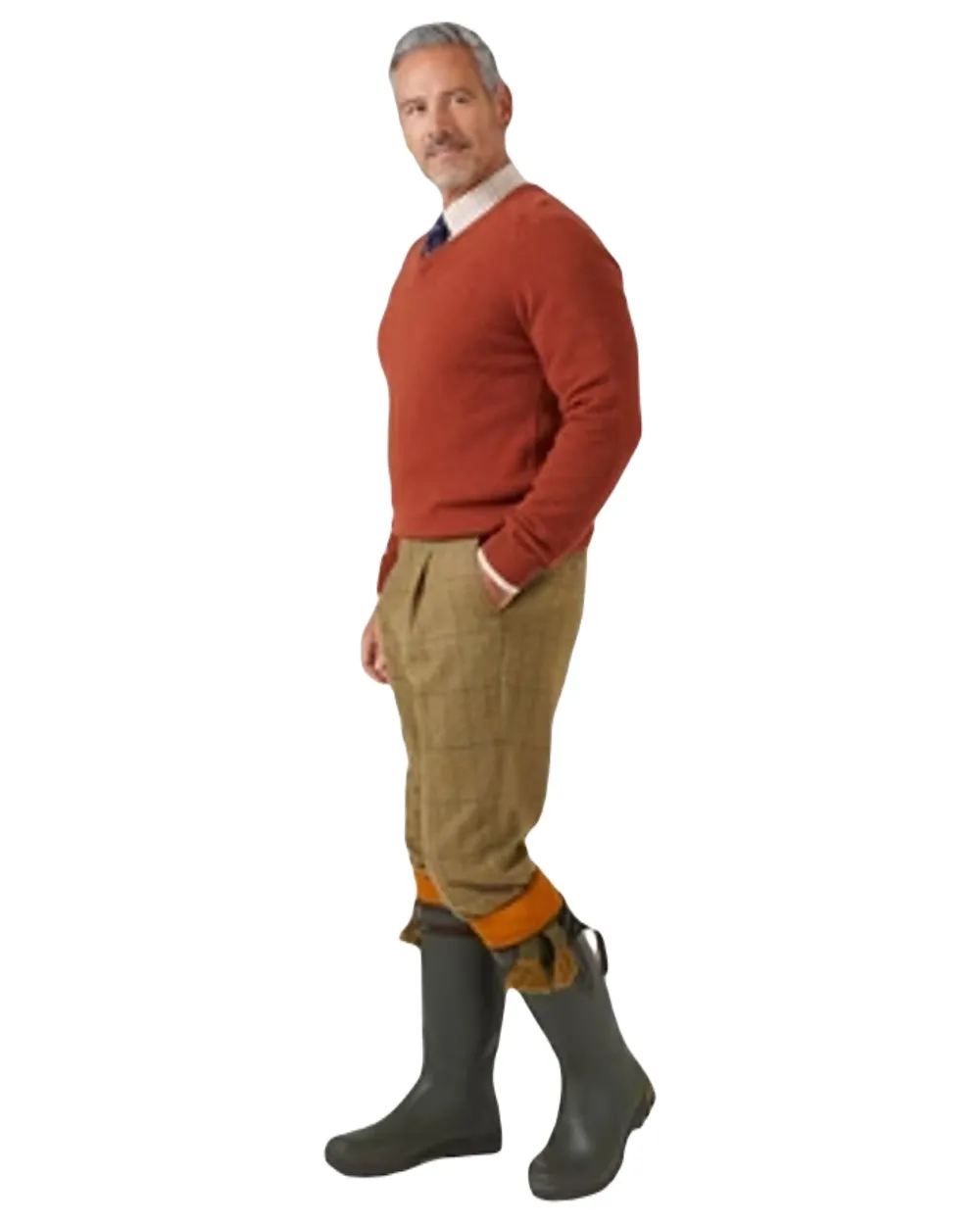 Alan Paine Streetly Lambswool V Neck Jumper