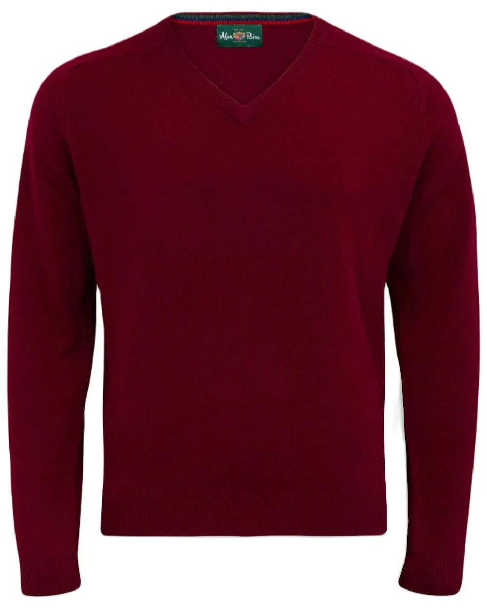 Alan Paine Streetly Lambswool V Neck Jumper