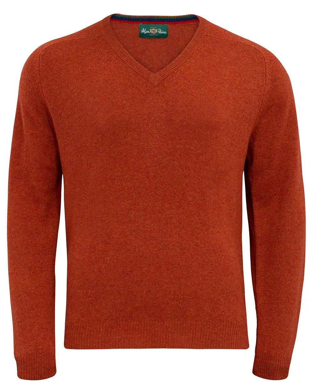 Alan Paine Streetly Lambswool V Neck Jumper