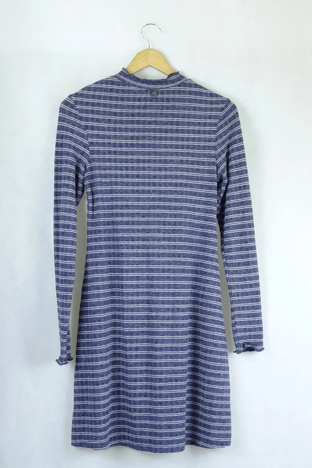 All About Eve Blue Long Sleeve Dress 8