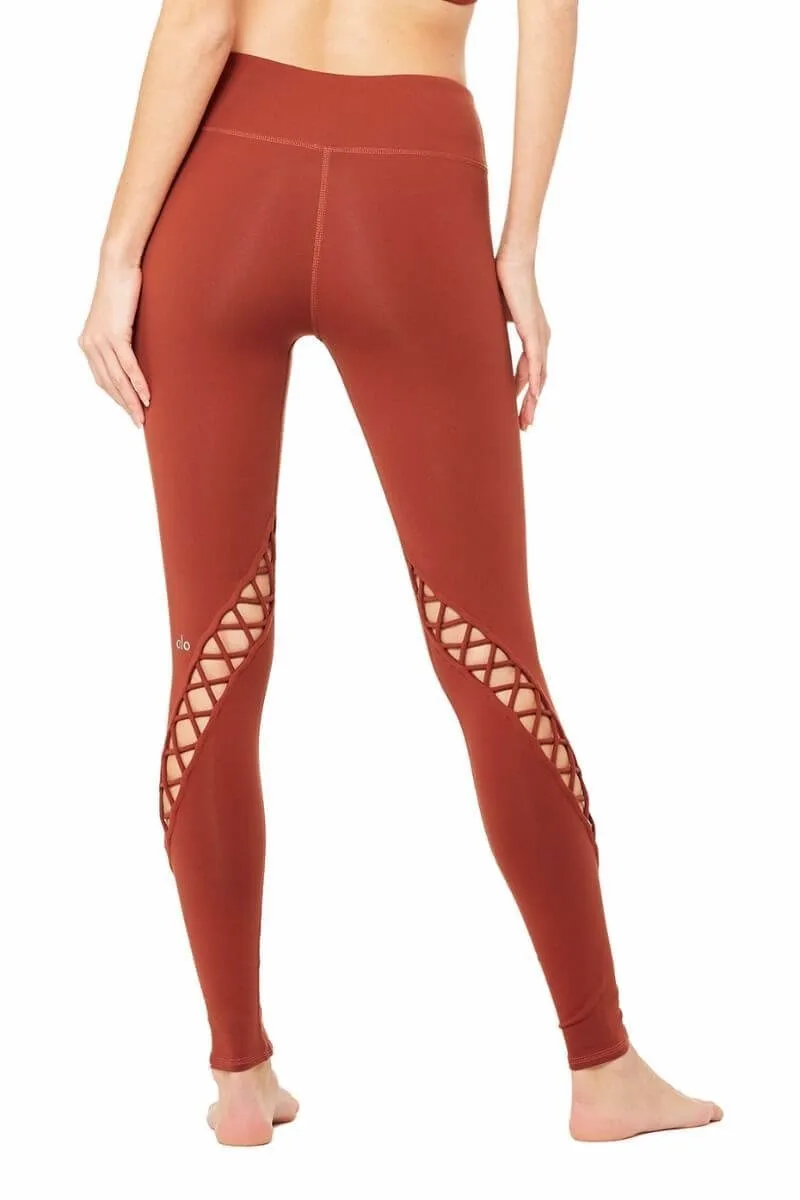 ALO YOGA // ENTWINE LEGGING - AMBER