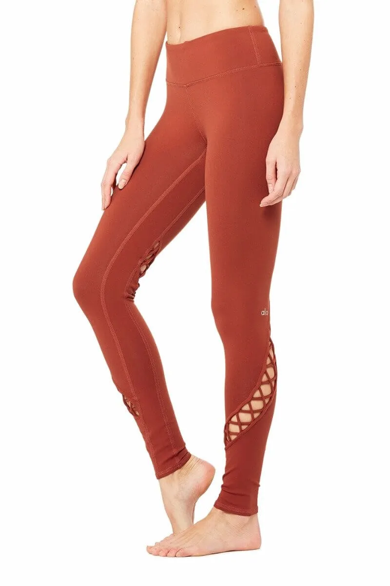 ALO YOGA // ENTWINE LEGGING - AMBER