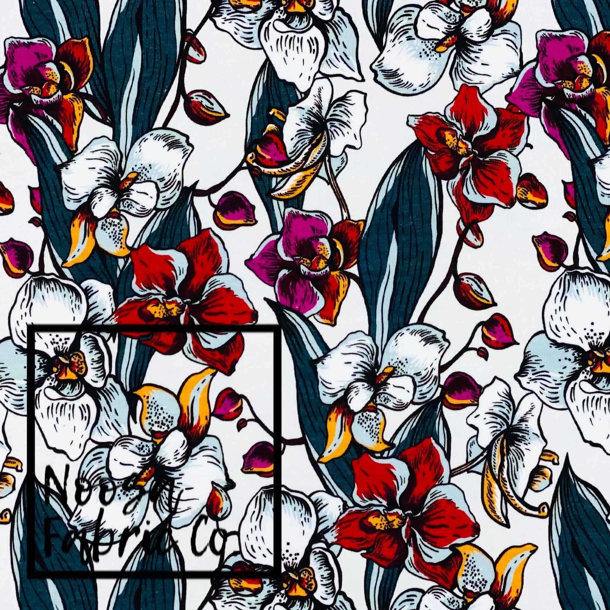 Alora Cotton Lycra Digital Print Fabric