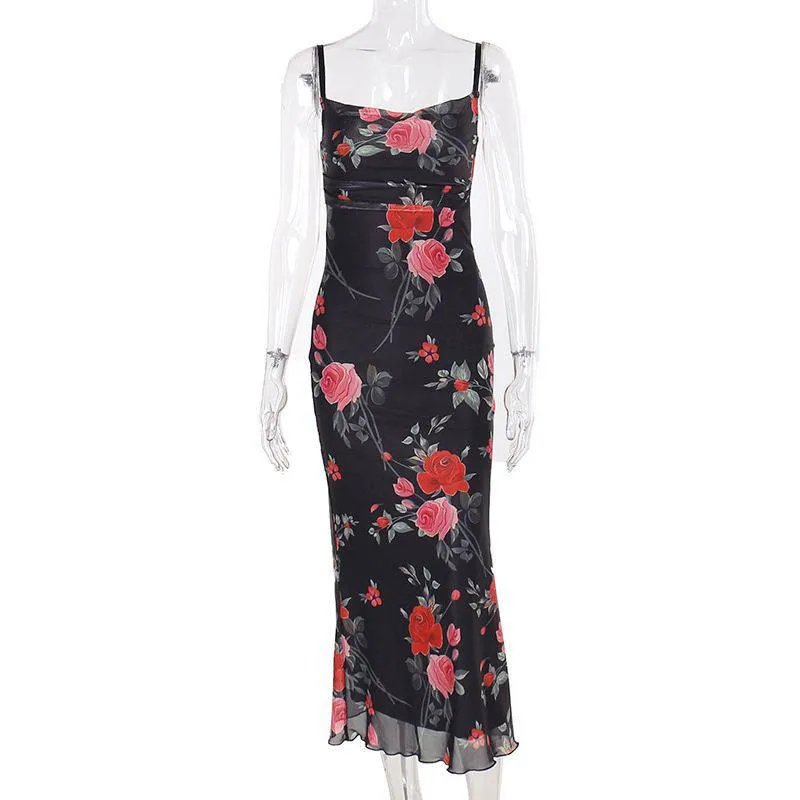 Amanda floral maxi dress