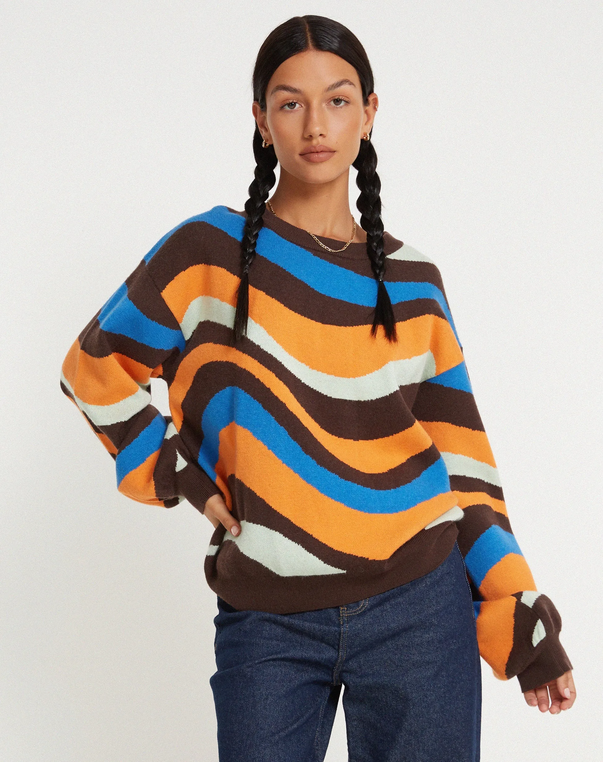 Ammaria Jumper in Wavy Rainbow