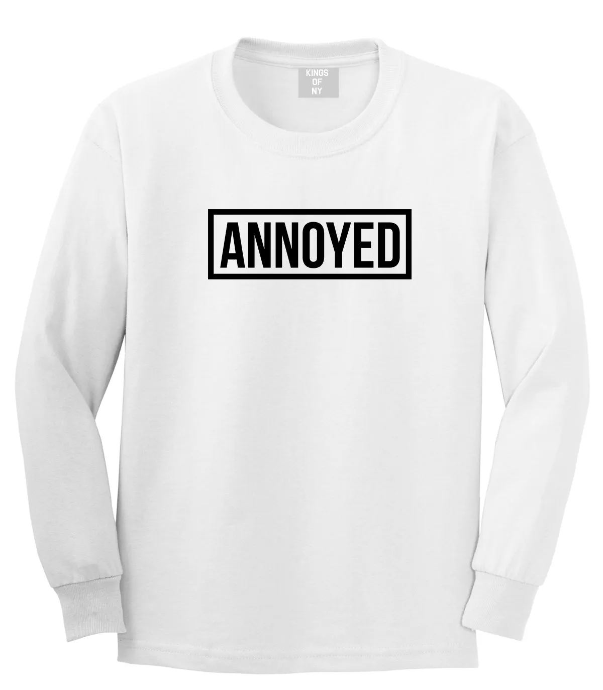 Annoyed Mens Long Sleeve T-Shirt