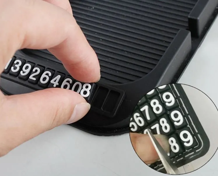 Anti-Slip Phone Holder with Number Display