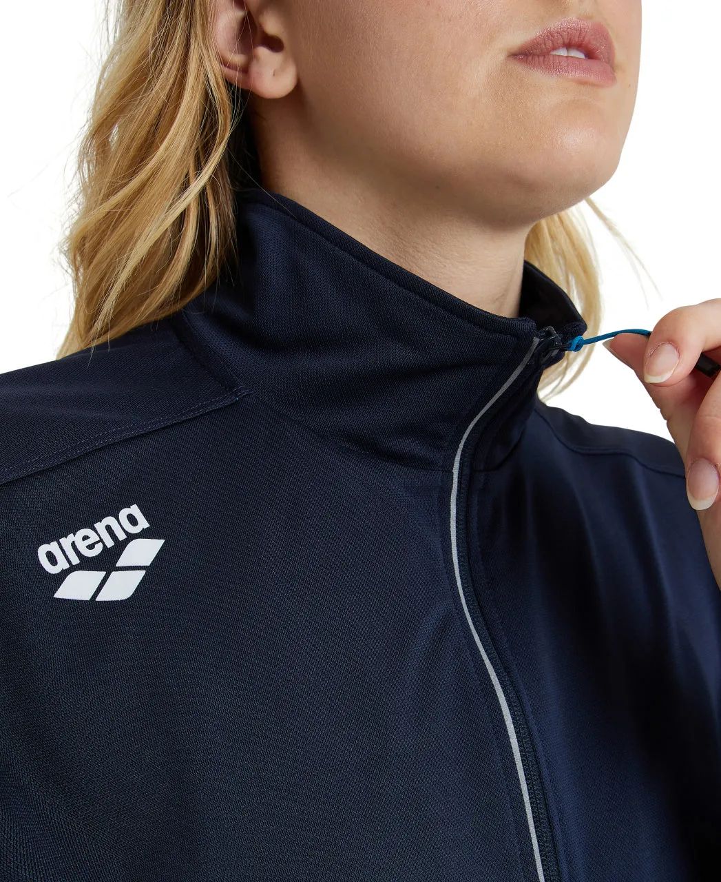 Arena Team Unisex Panel Track Jacket - Navy