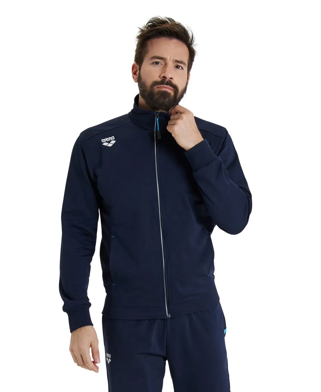 Arena Team Unisex Panel Track Jacket - Navy