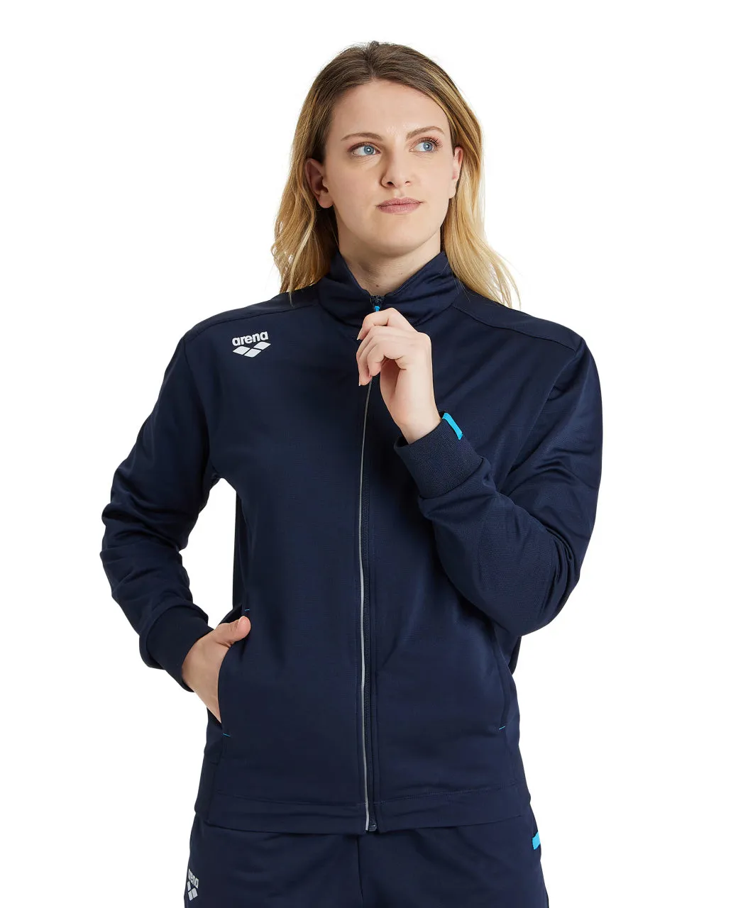 Arena Team Unisex Panel Track Jacket - Navy