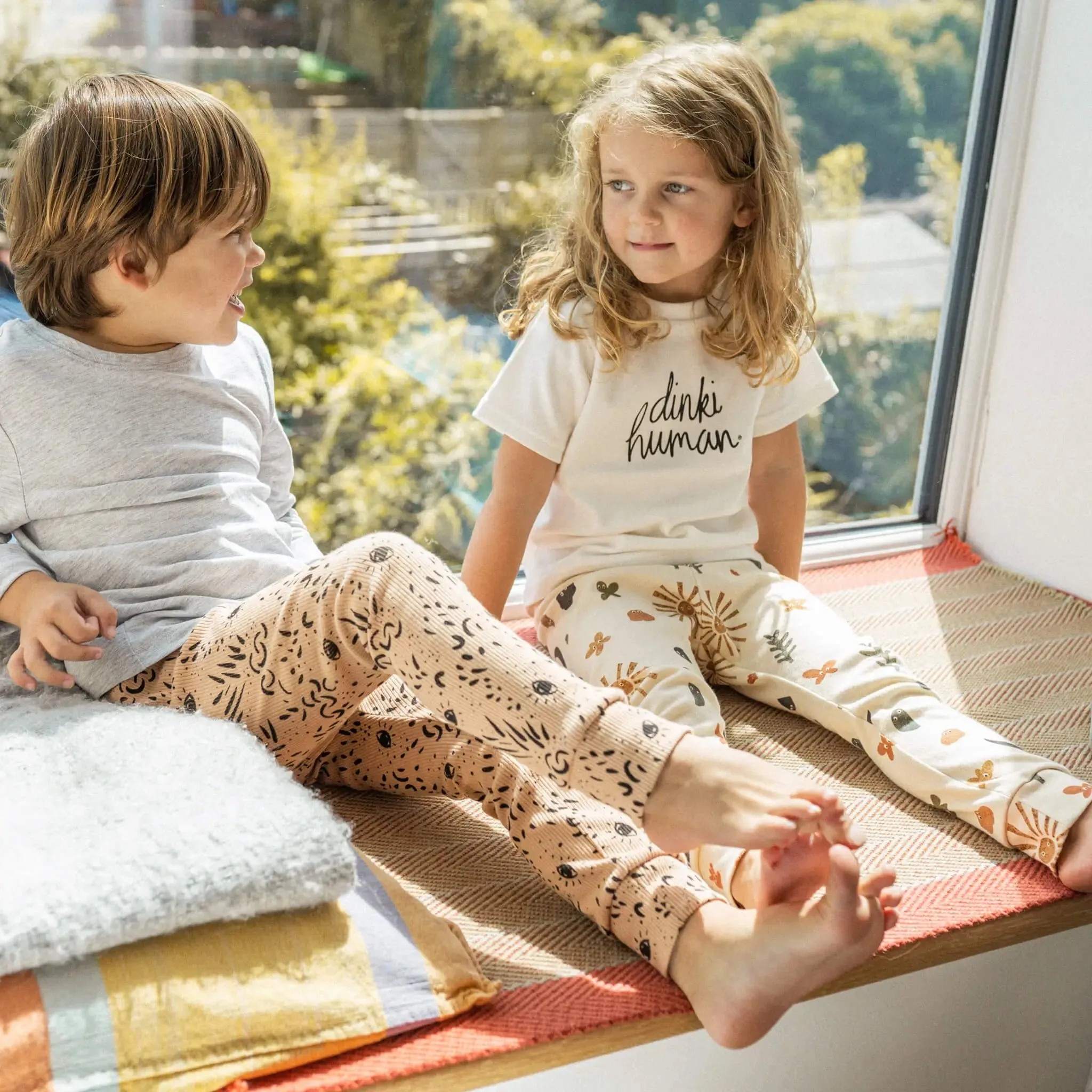 'Atmos-Folk' Organic Cotton Leggings