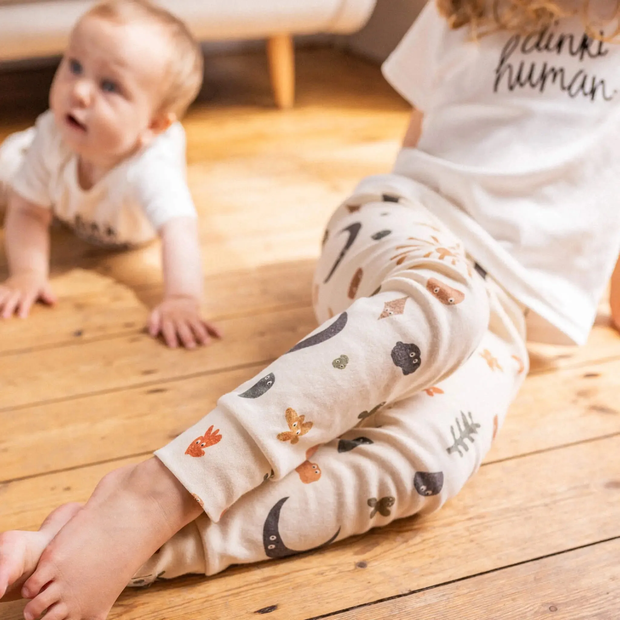 'Atmos-Folk' Organic Cotton Leggings