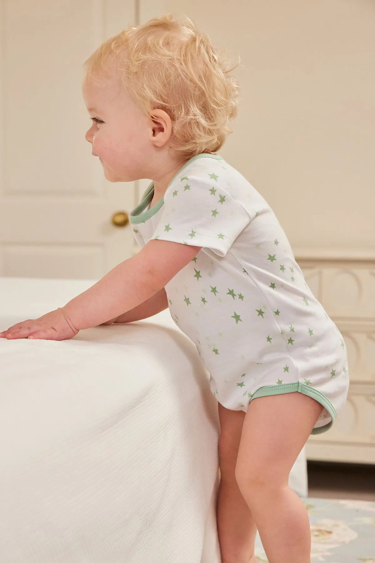 Baby Bodysuit Bundle in Parisian Green