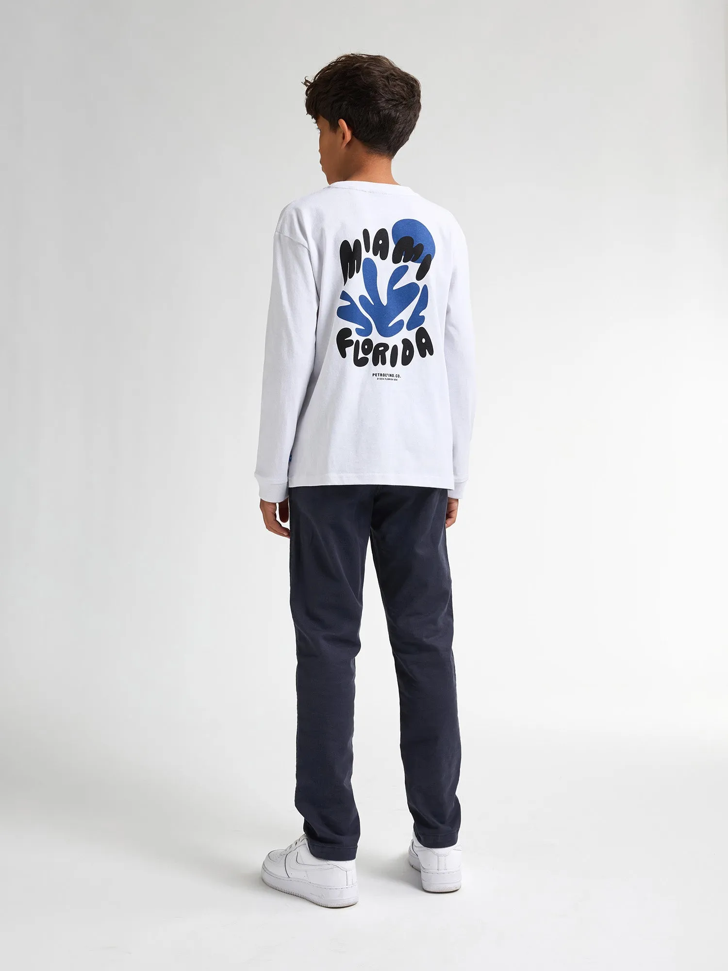 Backprint long-sleeved T-shirt Tropicalia