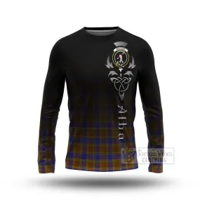 Balfour Tartan Long Sleeve T-Shirt Featuring Alba Gu Brath Family Crest Celtic Inspired