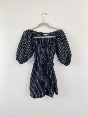 Billabong off the shoulder wrap Romper XS