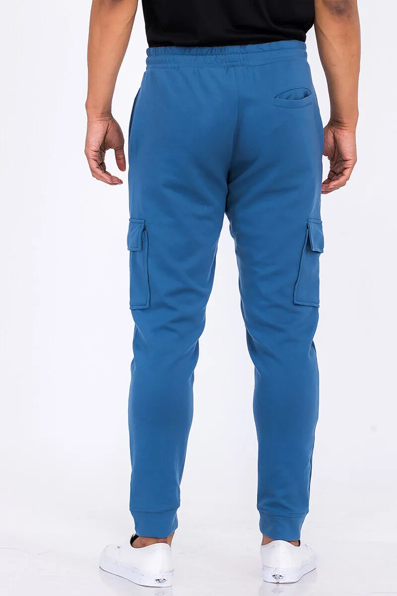 Blue Cargo Jogger Sweats