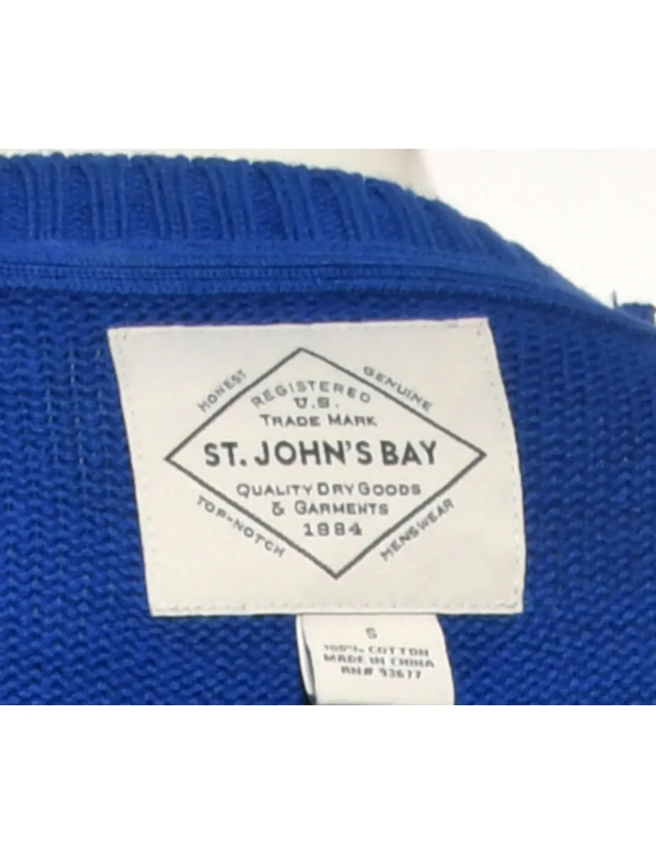 Blue St John's Bay Jumper - S