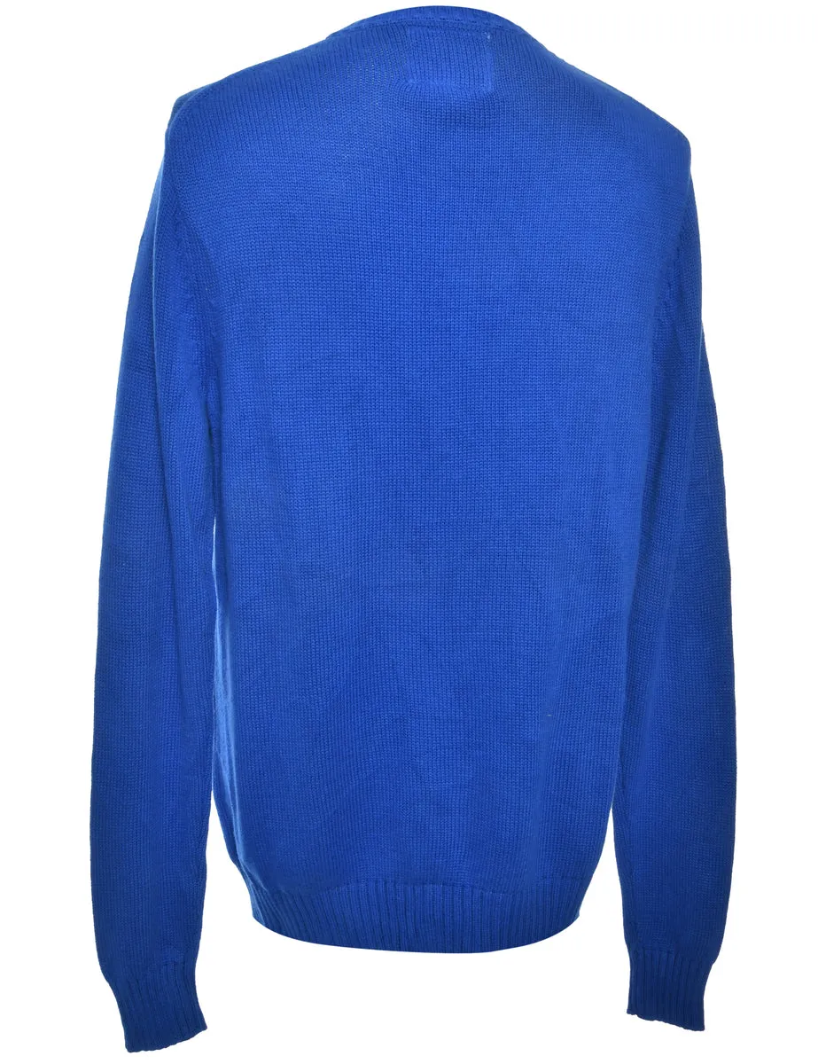 Blue St John's Bay Jumper - S