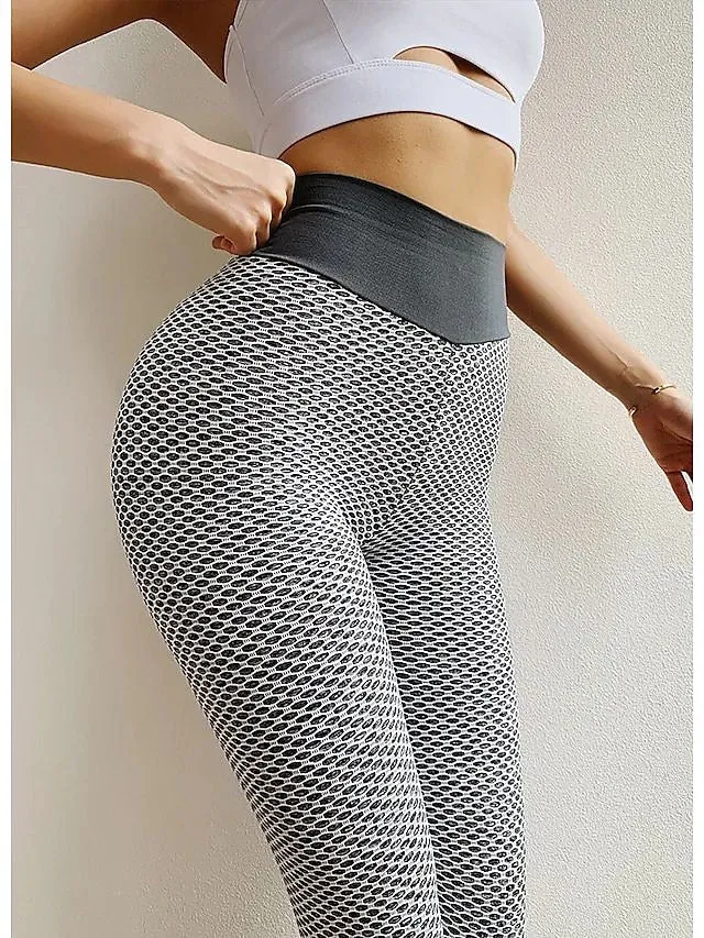 Bubble Butt Leggings High Waisted Running Yoga Pants for Women,Butt Lift Scrunch Workout Leggings Tiktok black gray green red S M L XL XXL