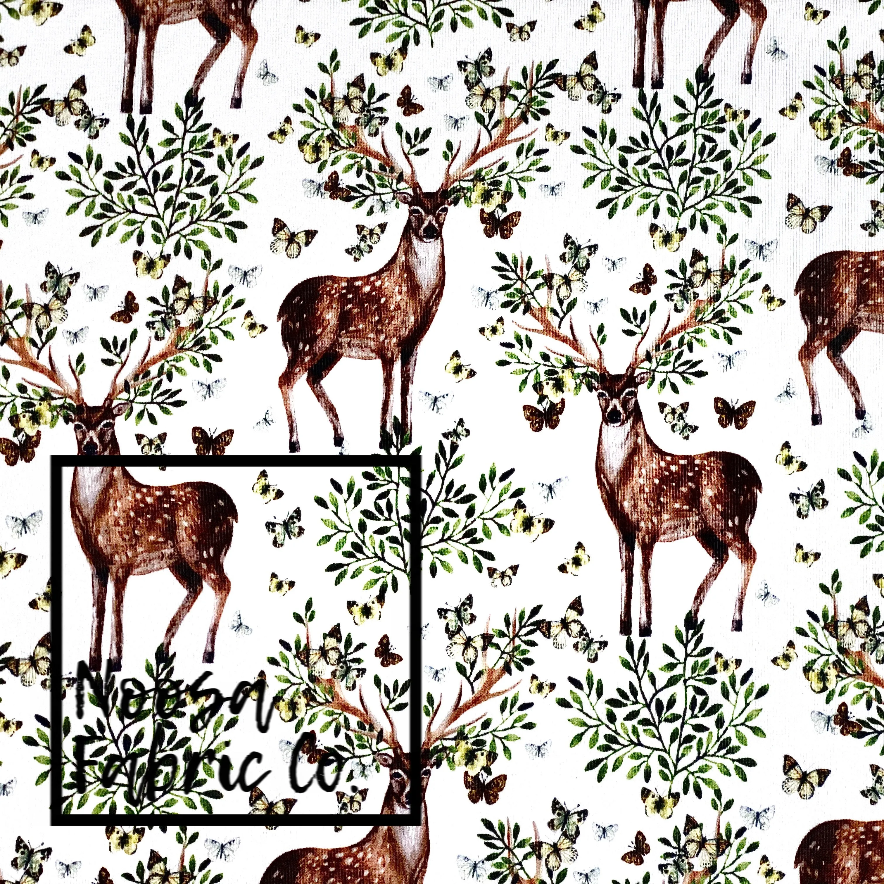 Buck Cotton Lycra Digital Print Fabric