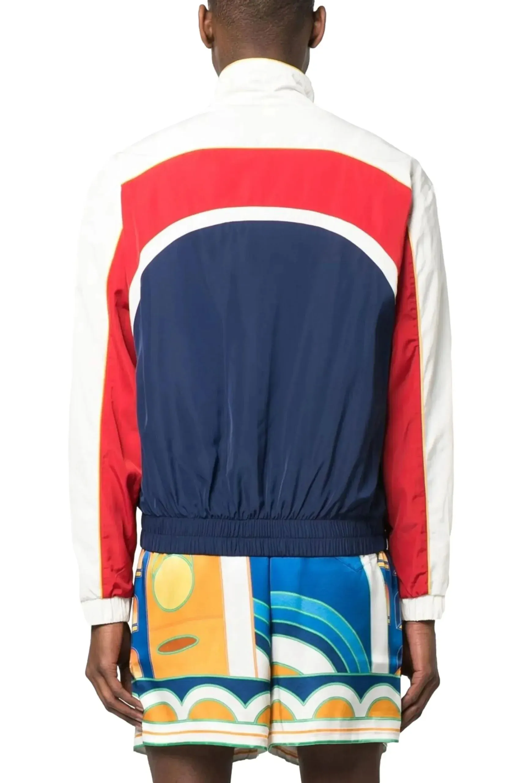 CasablancaArch panelled track jacket