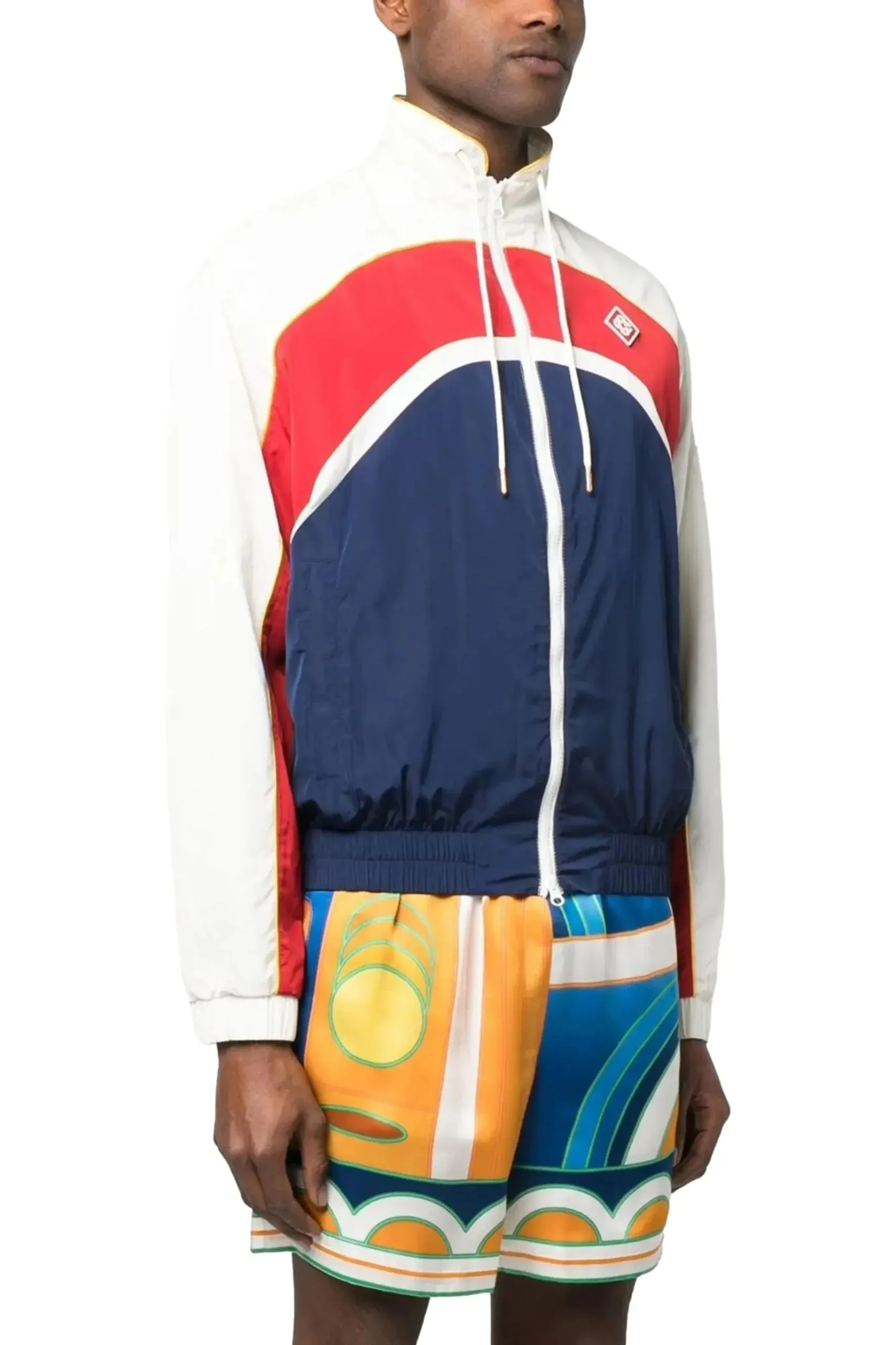 CasablancaArch panelled track jacket