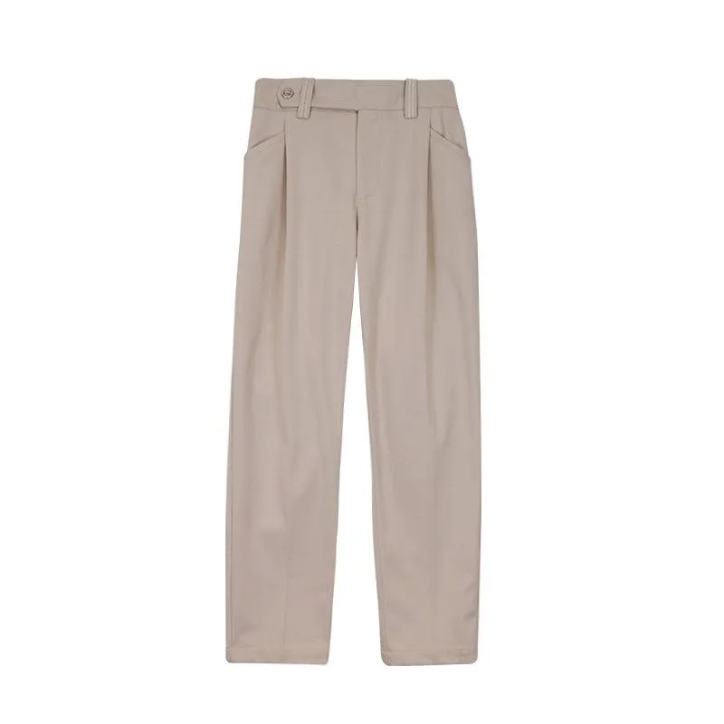 Casual Suit Cropped Pants