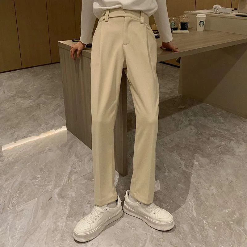 Casual Suit Cropped Pants