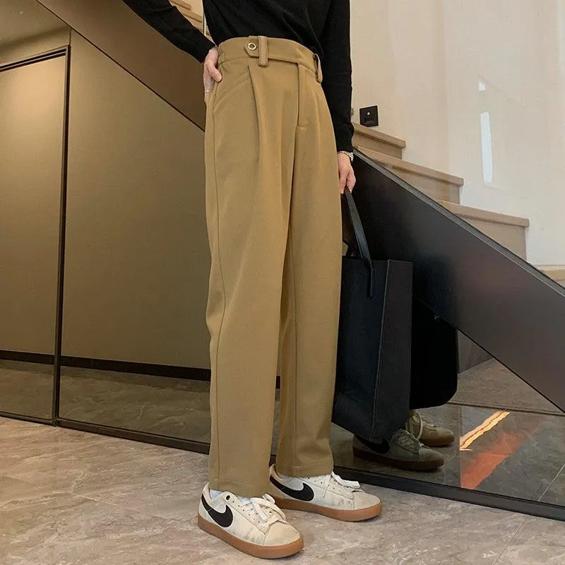 Casual Suit Cropped Pants