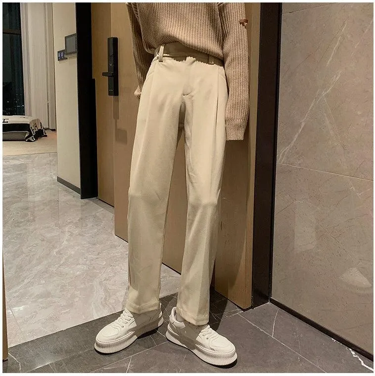 Casual Suit Cropped Pants