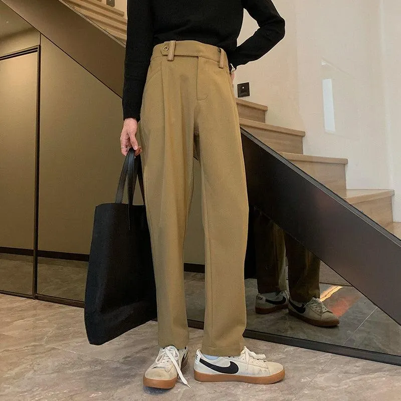 Casual Suit Cropped Pants