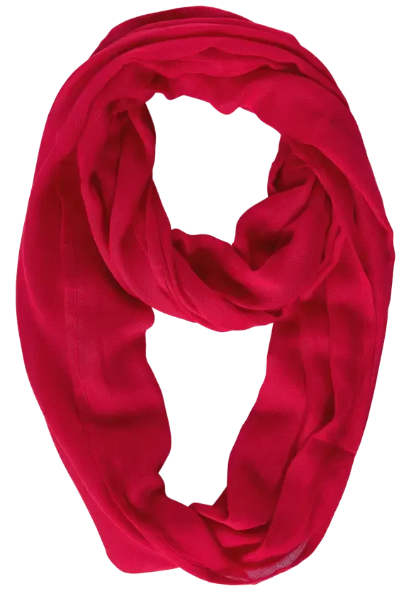 Cecil plain colour loop scarf in red or navy 572180