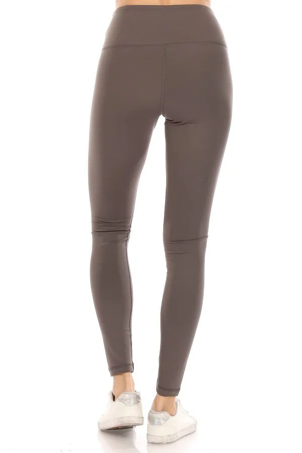 Charcoal Fleece Lined Leggings