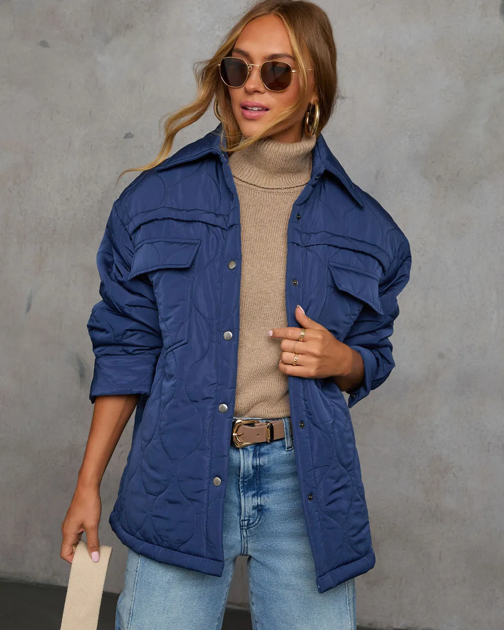 Chilly Morning Lightweight Quilted Jacket