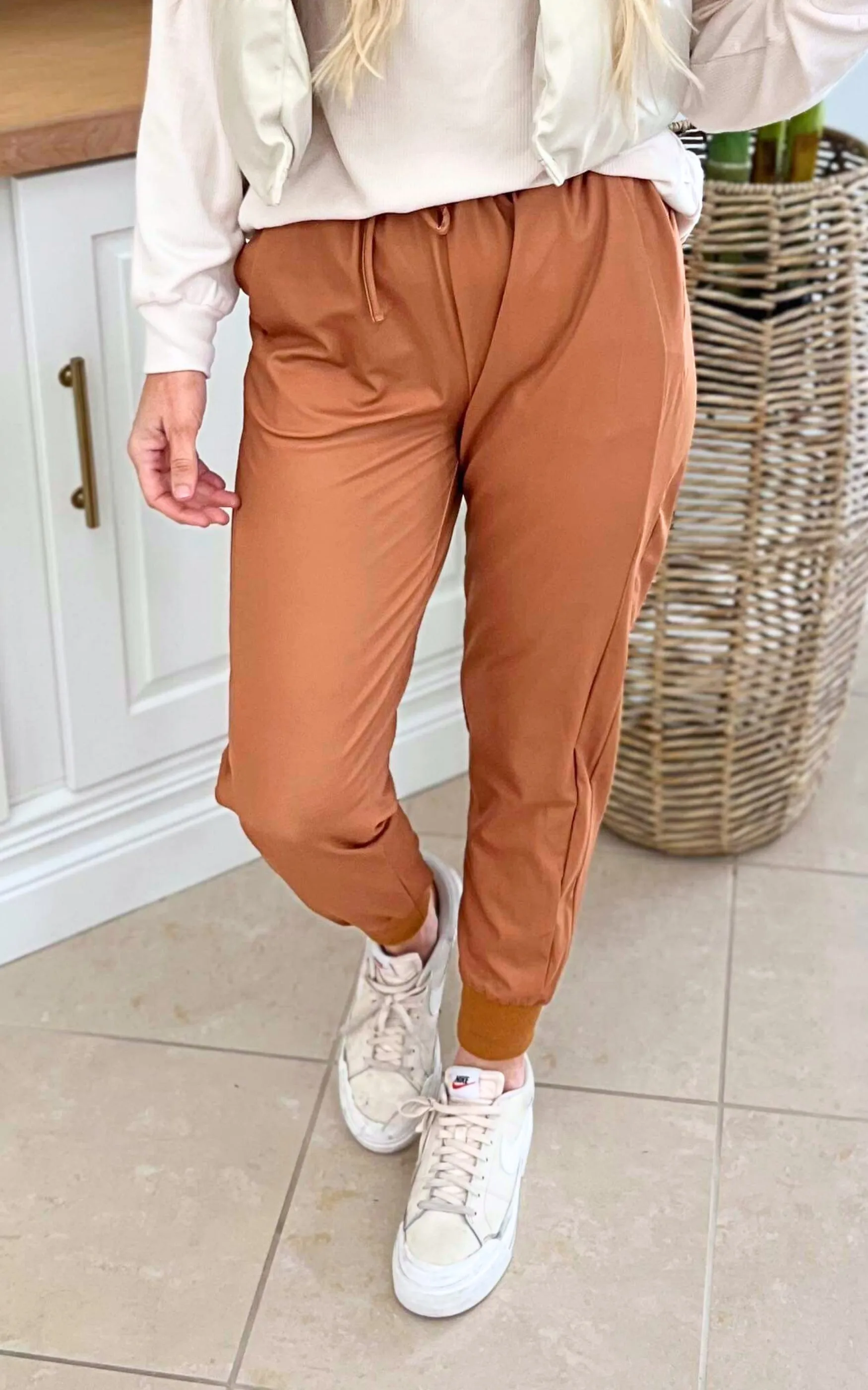 Cognac Everyday Joggers by Salty Wave*