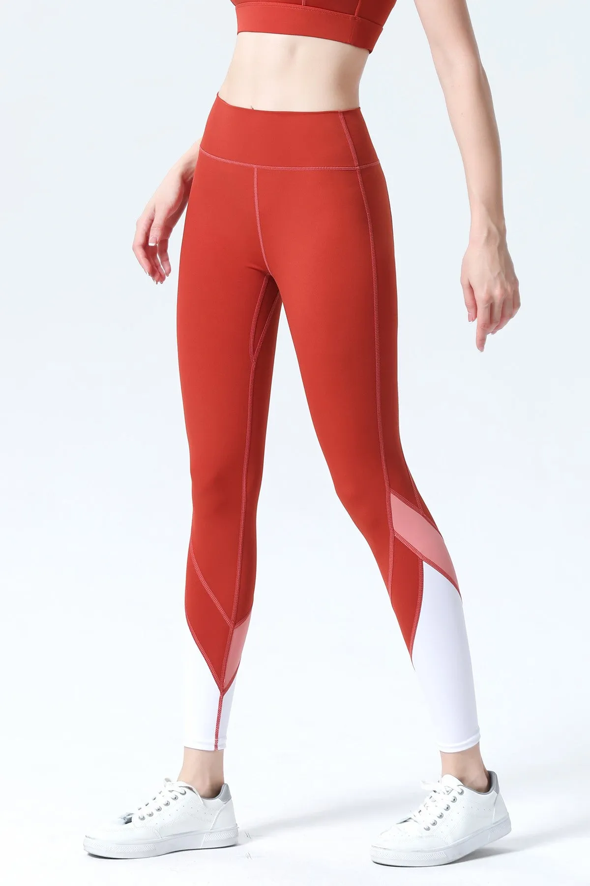 Colorblock High Waist Gym Leggings