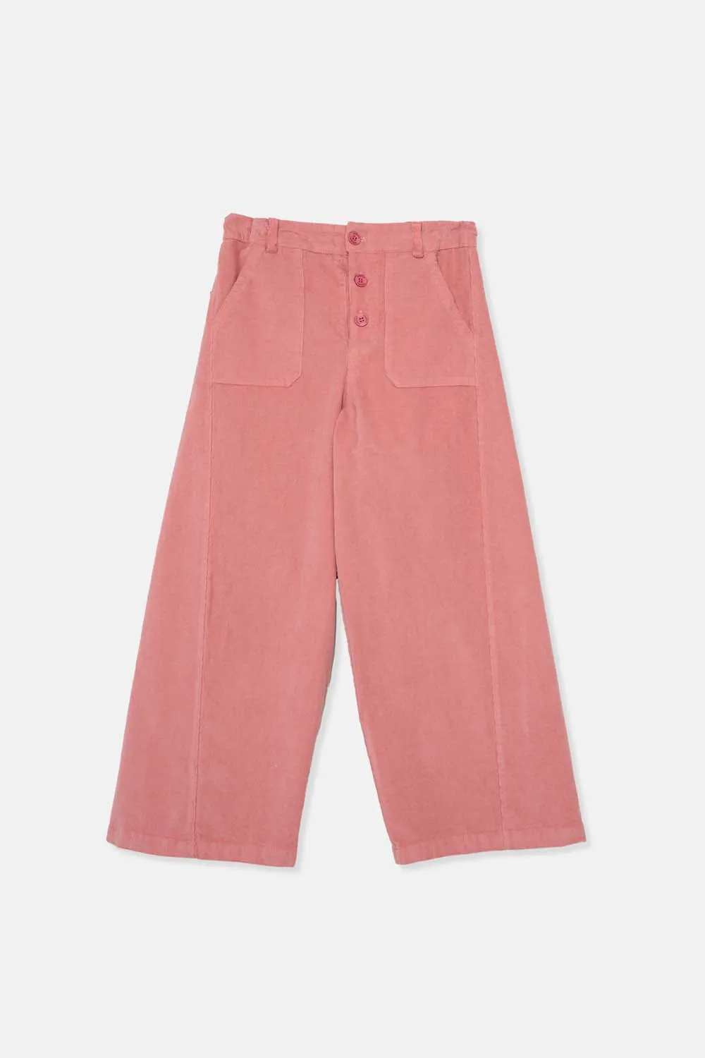 COMFORT CORDUROY BUTTONED PANTS