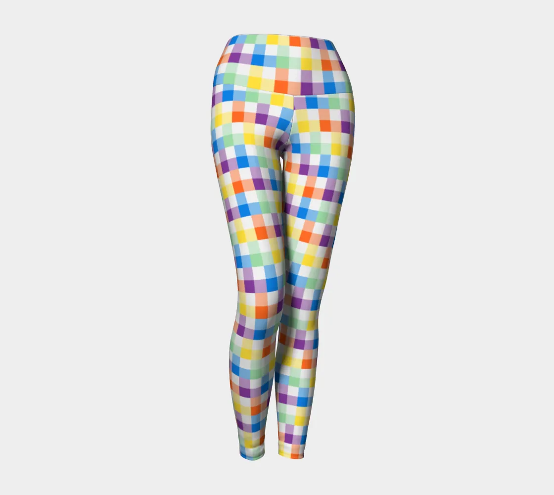 Confetti Pixels Yoga Leggings