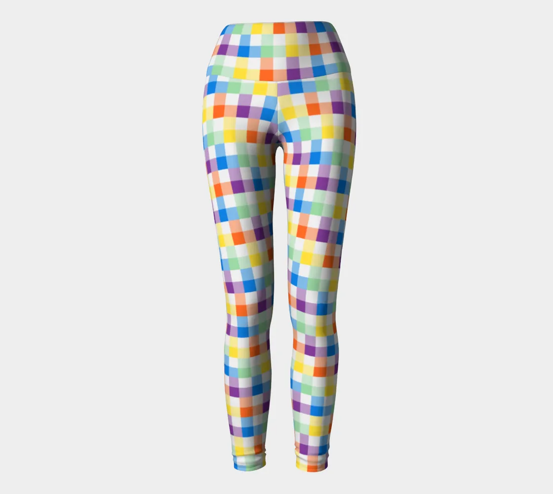 Confetti Pixels Yoga Leggings