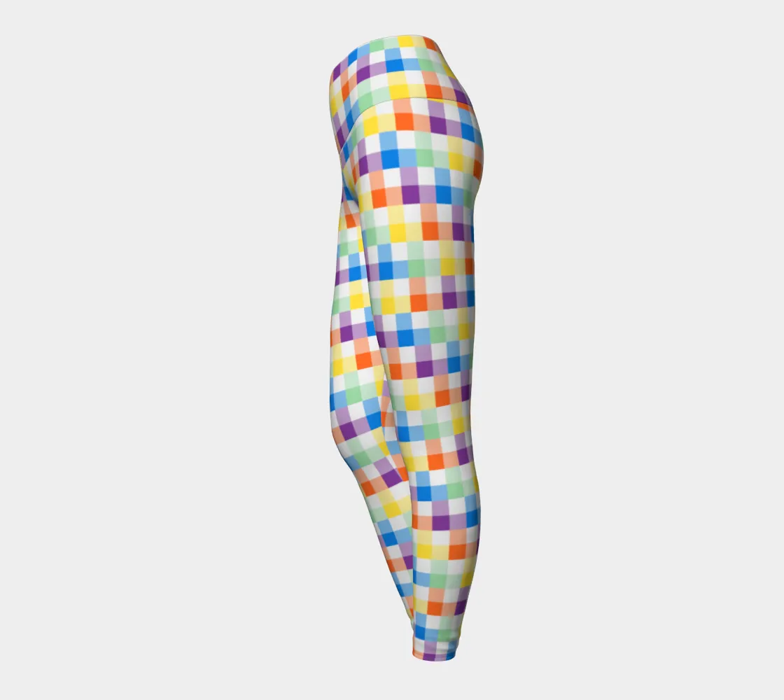 Confetti Pixels Yoga Leggings