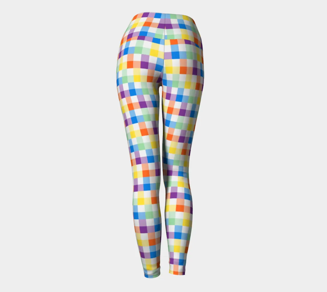 Confetti Pixels Yoga Leggings