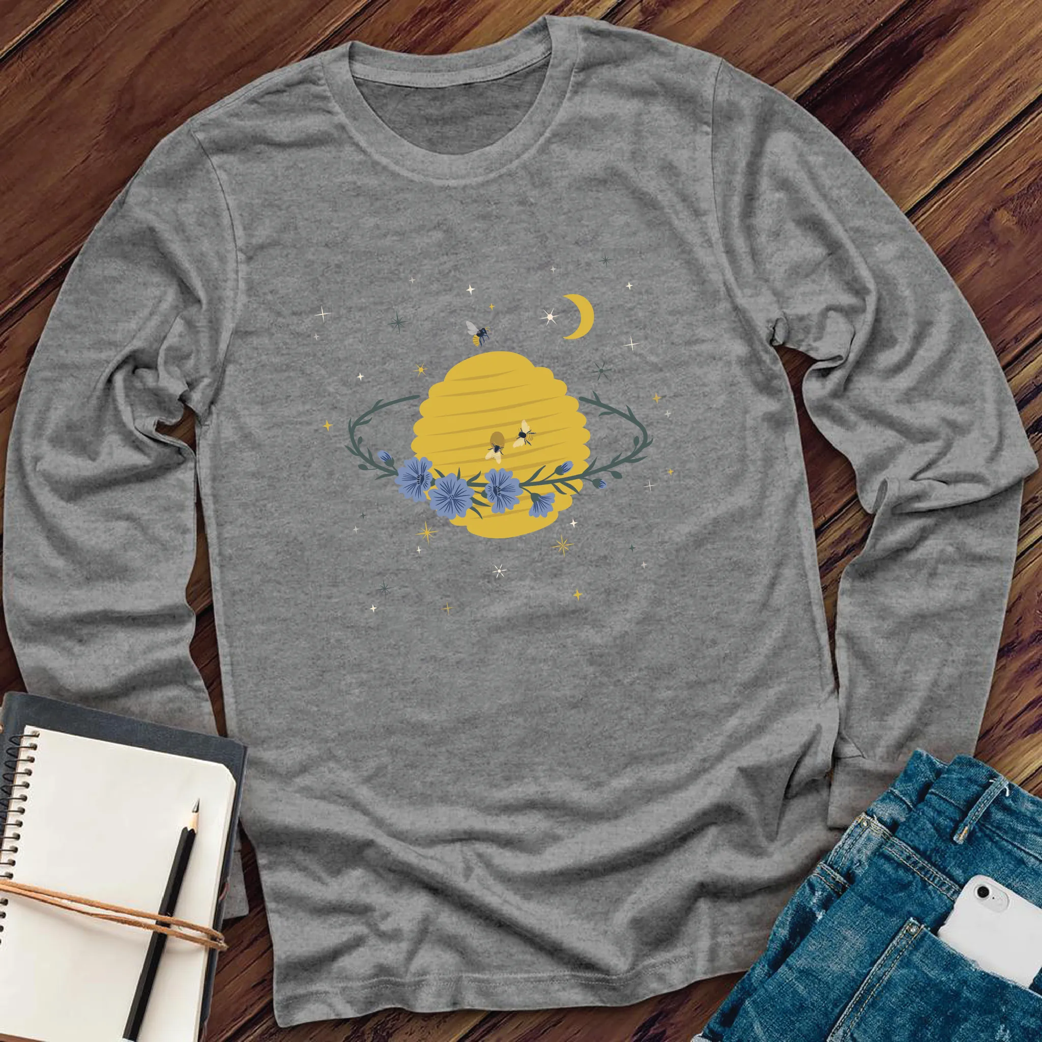 Cosmic Beehive Planet Long Sleeve